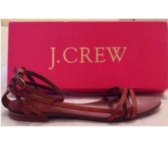 J.Crew Driftwood Vachetta Leather Sandals - Picture 3 of 11